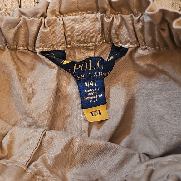 Tan Polo Ralph Lauren Shorts Size 4T - Picture 2 of 10